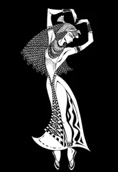 Cleopatra - retrato del personaje de la ópera Mlada compuesta por el compositor ruso Nikolai Rimsky-Korsakov